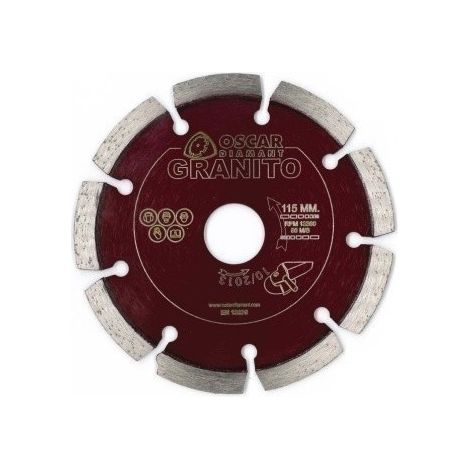 Disco Corte Granito Laser 115X2,2X7 Mm Diamante Grinding