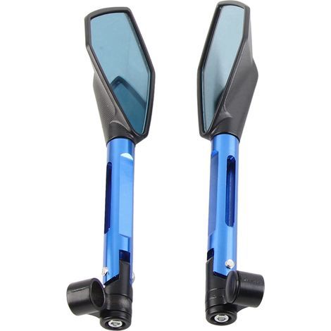 1 Paar Motorrad-Rückspiegel Rückspiegel Motorrad-Modifikationszubehör Blau (1/5)