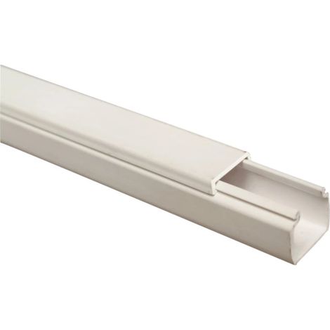 poly pool - 2 m canale portacavo 12 mm x 12 mm bianco