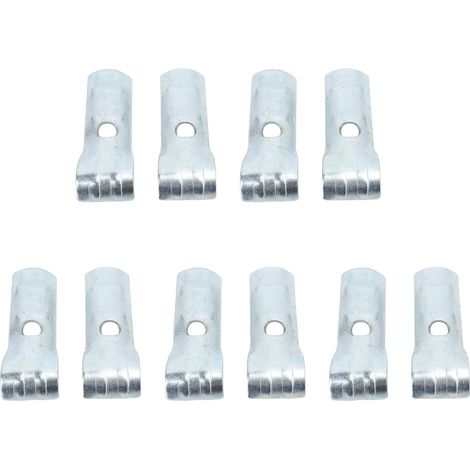 5 Ensembles De Pinces De Fixation De Tuyau d'eau, Clips De Tuyaux d'alimentation en Eau De Poulet en Zinc Plaqué Aluminium, Crochets De Suspension De Ligne pour L'élevage à la Ferme (1/5)