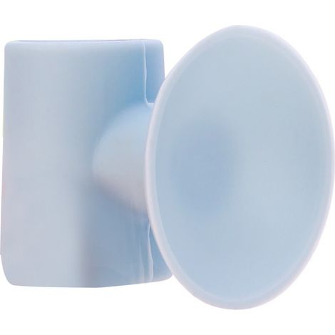 Toivize Butée de porte en silicone à ventouse, protection murale, amortisseur de choc pour poignée de porte, coussinet antibruit (1/5)