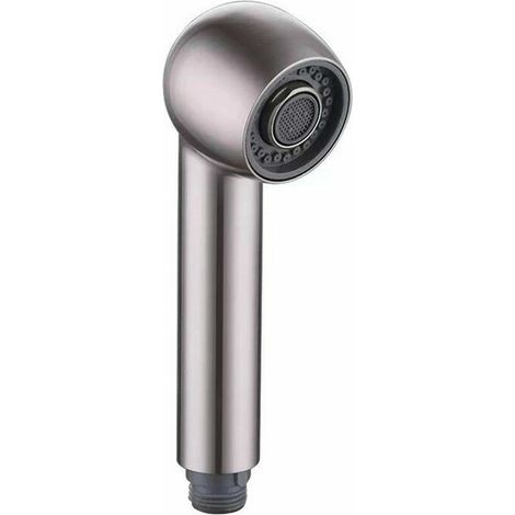 Douchette Robinet Cuisine 2 Jets Tête de Douche Remplacement Douchette pour Mitigeur Cuisine, Couleurs brossées