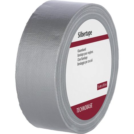 Ruban pour Pince Argenté 50 m 50 mm (1/3)