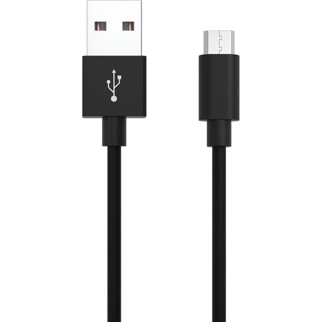 Ansmann USB-Kabel USB 2.0 USB-A Stecker, USB-Micro-B Stecker 2.00 m Schwarz Aluminium-Stecker, TPE-