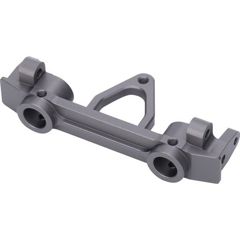 Support arrière en aluminium avec base de barre anti-collision et barrière fixe pour crawler AIXAL SCX10 (1/5)