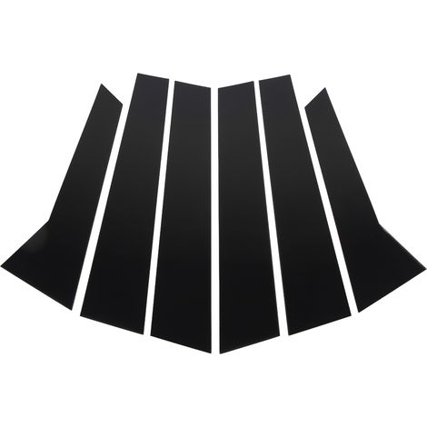 Lot de 6 enjoliveurs de montants B, autocollant noir brillant pour vitres extérieures, pour Macan 95B (2014-2023) (1/5)