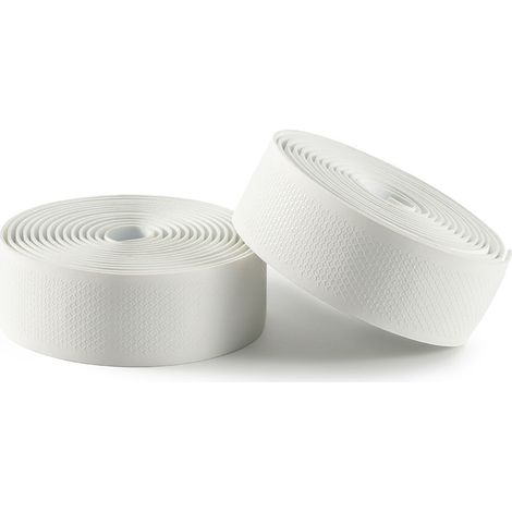 Cinta para manillar de bicicleta de espuma EVA con estampado de tibur贸n - Blanca (1/5)