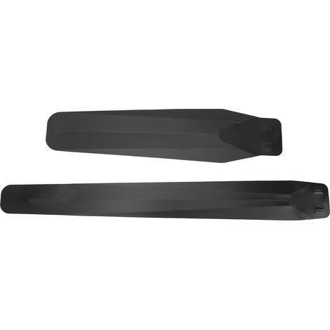 1 Paire de Protections Anti-Éclaboussures Vélo Noir Universel Avant/Arrière en Matière Résistante
