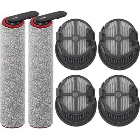 Ensemble de 6 filtres pour brosse rotative compatible avec l'aspirateur eau et poussière Dreame Mova X4 Pro. Pièces détachées pour brosse principale et filtre HEPA. (1/5)