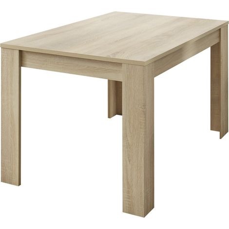 Tisch 137x90cm mit Holzbeinen, Kollektion SHOW, Farbe Sonoma-Eiche (1/4)