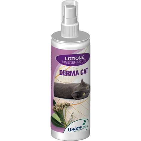La lotion Derma Cat régénère la peau du chat, soulage les démangeaisons, hydrate et antioxydant 125 ml