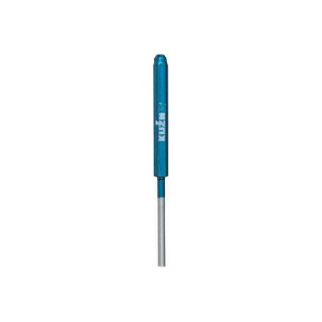 Punzonador cilíndrico de 3 mm KUŹNIA, herramienta de acero endurecido para extracción de pasadores, ideal para carpintería, cerrajería y trabajos mecánicos.