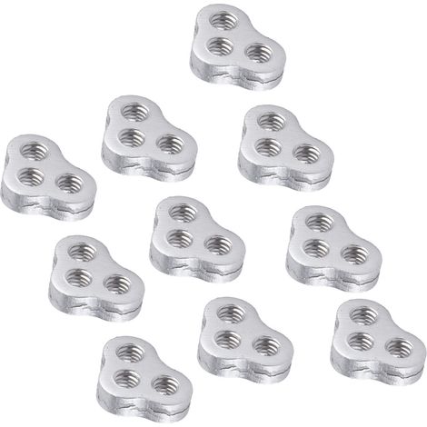 10 supports de montage décalés en alliage d'aluminium à 3 trous, spécifiques aux robots (1/5)