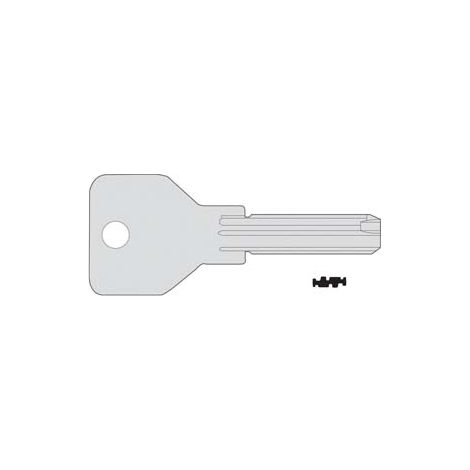 Chiave Profilo Piatto 00670010 (tipo Silca CS146) Cisa 5 Pezzi