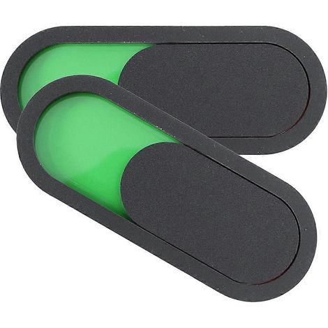 Panneau « Toilettes libres » avec fonction de confidentialité coulissante, 2 pièces en verre noir (1/5)