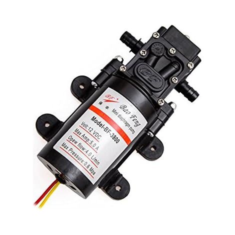 12 V selbstansaugende Hochdruck-Membranpumpe für Wohnmobile/Wohnwagen/Boote/Schiffe