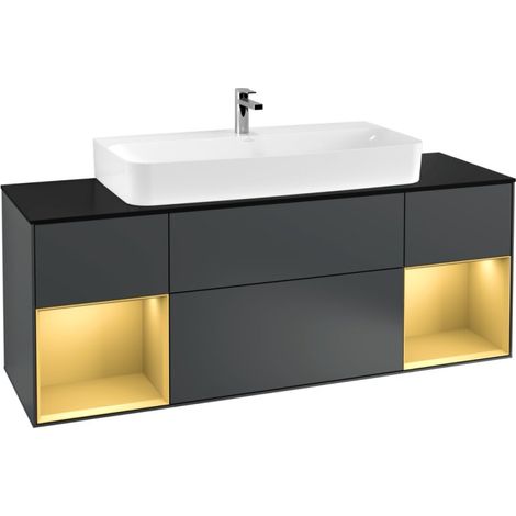Villeroy & Boch F212HFHG Armoire sous-lavabo Finion F21