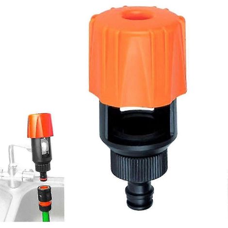 Adaptateur universel pour robinet et tuyau d'arrosage, mitigeur, adaptateur pour robinet de cuisine et de salle de bain (1/5)