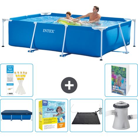 Rechteckiger Frame Pool - 260x160x65 cm - 7-teilig S60