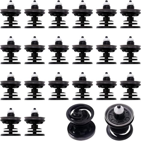 20 Pièces Clips de Fixation de Panneaux de Porte, 7l6868243 Clips de Fixation pour Voiture, pour VW Golf 5 6 7 T4 T5 Passat Polo Skoda Caddy Audi A4 A5 A6, Agrafe Panneau de Porte (1/5)