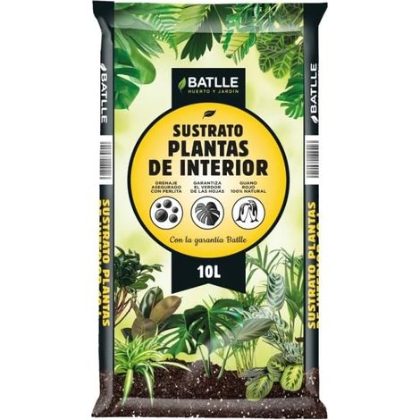 Substrat pour plantes d'intérieur BATLLE 10L - Nutrition et croissance en intérieur