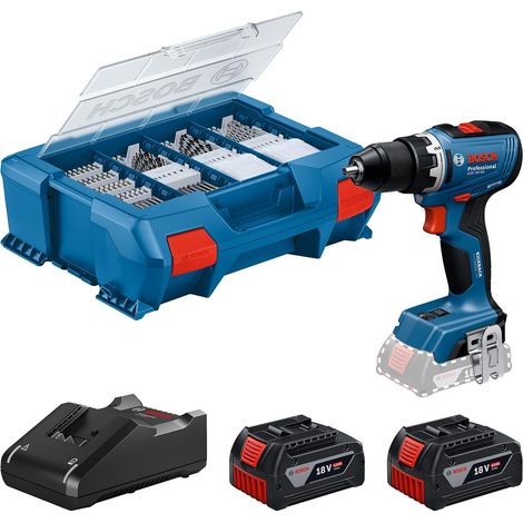 Perceuse-visseuse sans fil 18V System moteur sans balais, longueur de tête 166, incl. 2 batteries GBA 4.0Ah, L-BOXX (1/5)