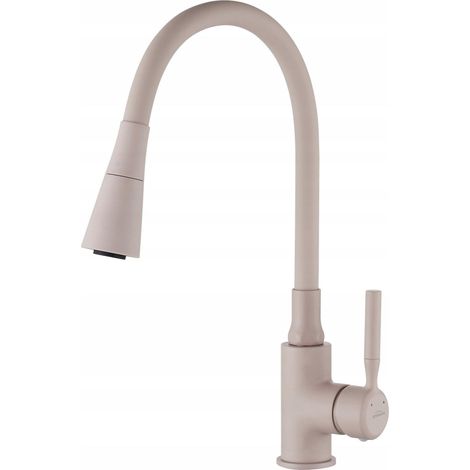 Invena Pogo Plus Küchenarmatur beige Messing