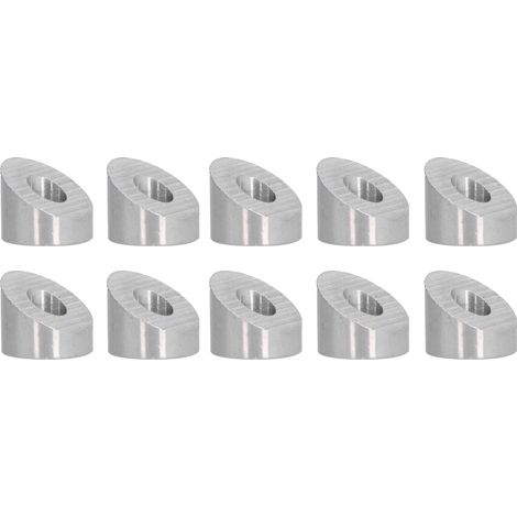 10 rondelles biseautées d'angle en acier inoxydable haute résistance à la traction, résistantes aux intempéries et à la rouille, angle de 30 degrés, 1/8