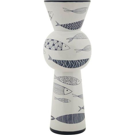 Vaso Ceramica Alto Pesci cm diam 14X38,5 - FISH TALL (1/5)