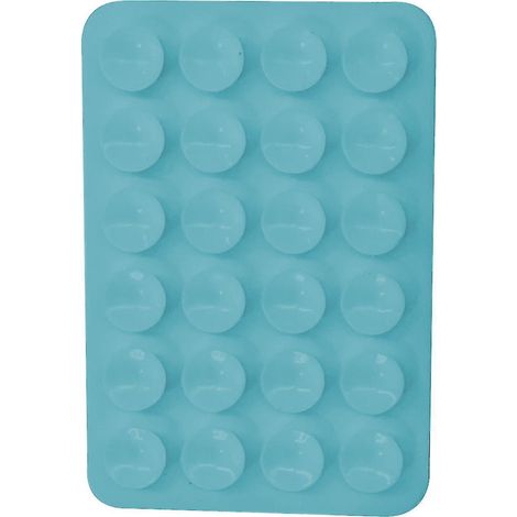Lot de 5 supports adhésifs à ventouse en silicone pour coques de téléphone, compatibles avec les coques iPhone et Android, support mains libres pour téléphone portable (bleu). (1/4)
