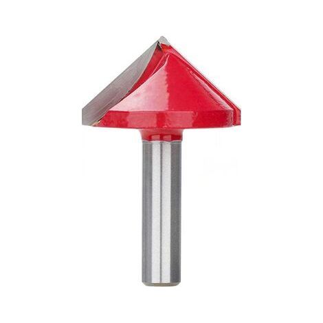 Holzfräser, 8 mm Schaft, V-förmig, 3D-Gravurfräser, 90°-Hartmetall, Feinfräser, Durchmesser 22–32 mm, Holzfräser – 8 x 32 mm, 90° (1/5)