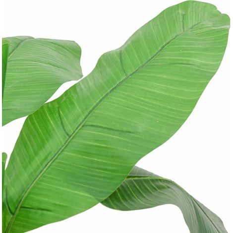 Bananier artificiel 9 feuilles 120 cm vert