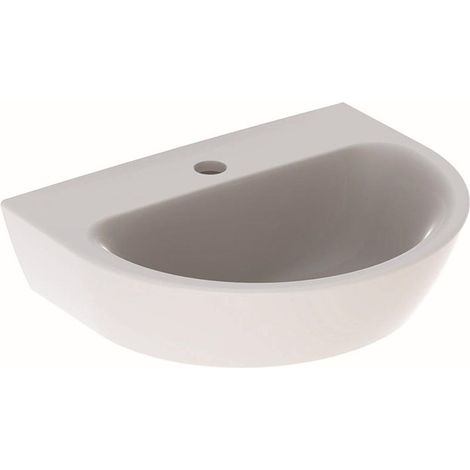 Lave-mains droite NOVA avec trou pour robinet sans trop plein 450x360mm blanc KT
