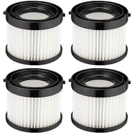 Lot de 4 filtres pour aspirateur compact Milwaukee M18 Vac 0882-20, référence 49-90-1951, pièce 49-90-0160WHBYV (1/4)