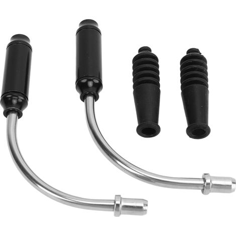 Câble de frein vélo coudé flexible, anti-friction, antirouille, tuyau de frein pour VTT, vélo de route, BMX, noir (1/5)
