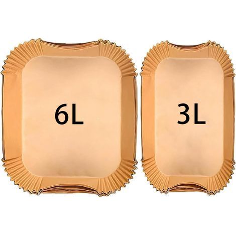 Moules à pâtisserie — Convient aux modèles FN101GY/SG/ST — Doublures pour friteuse à air (50 pièces pour 6 L + 50 pièces pour 3 L) (1/5)