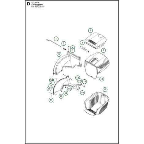 Sac de ramassage LC 353V - PNC: 967239101 - 19