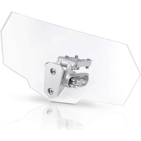 Extensión de parabrisas para motocicleta, deflector de viento universal ajustable para parabrisas (() (1/5)
