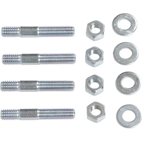 Kit de montage carburateur 2 pouces, entretoise métallique et goujons filetés 5/16in pour collecteur d'admission, kit de fixation complet. (1/5)