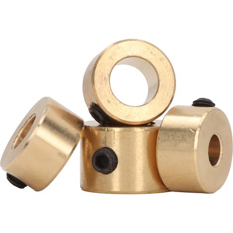 Satz mit 4 Bohranschlagringen aus Messing, Schnellverschluss-Tiefenring, 6/8/9/10 mm Begrenzungsring, für präzises Holzbohren (1/5)
