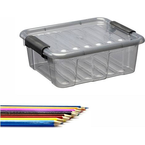 Contenitore con coperchio 1,6l trasparente PLAST TEAM (1/5)