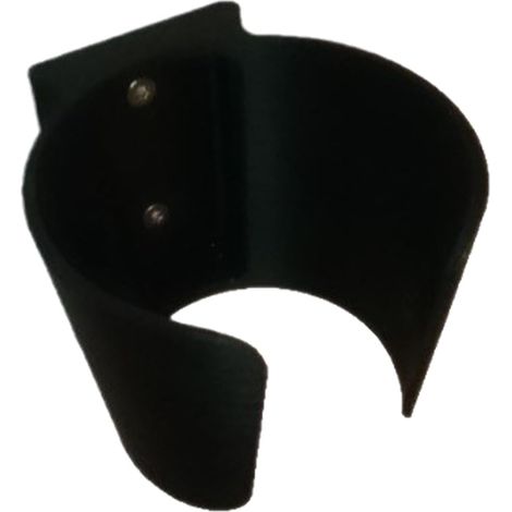 Étendoir à linge extensible, gain de place, avec 18 anneaux de suspension, pliable en 3 parties avec barre d'extension, en alliage d'aluminium, fixation murale non destructive, noir mat (1/5)