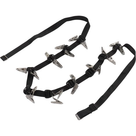 Porte-chapeaux mural en acier inoxydable, organisateur pratique pour porte d'entrée, noir (1/5)
