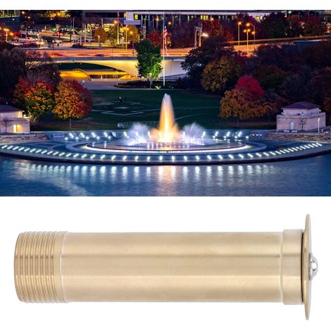 Ugello per fontana a fungo – da G1/2 femmina a G3/4 maschio – ottone – irrigatore per laghetto