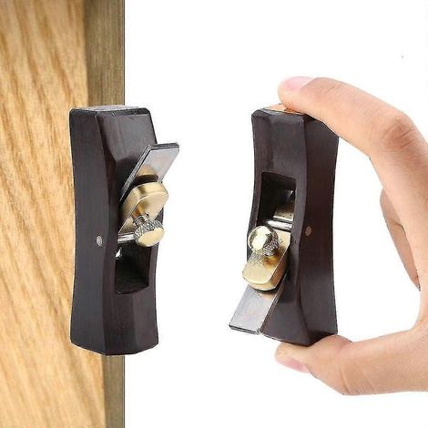 Mini rabot à main pour le bois, outil de rabotage du cuir fait main, rabot pour cuir dur ébène, mini rabot léger uniquement (1/5)