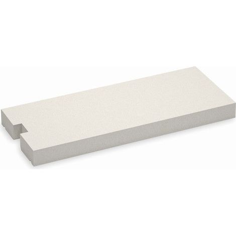 Remate de Panel Bastida - Corona y Refuerza el Cerramiento - 50 × 20 × 4 cm · pieza de arranque a columna - Unidad - Blanco (1/5)