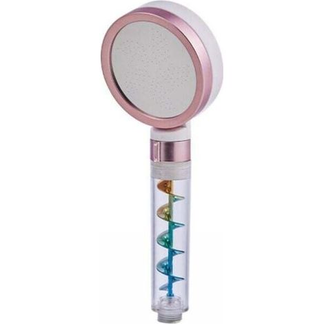 [JAMAIS UTILISÉ]Pommeau De Douche Filtre Multi Filtration Eau Douce Élimination Chlore Hydratant Peau Type A Ou Rose
