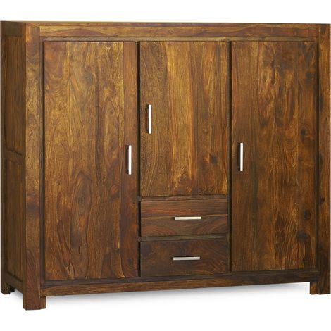 Highboard Sheesham 140x42x120 life honey lackiert METRO LIFE 124
