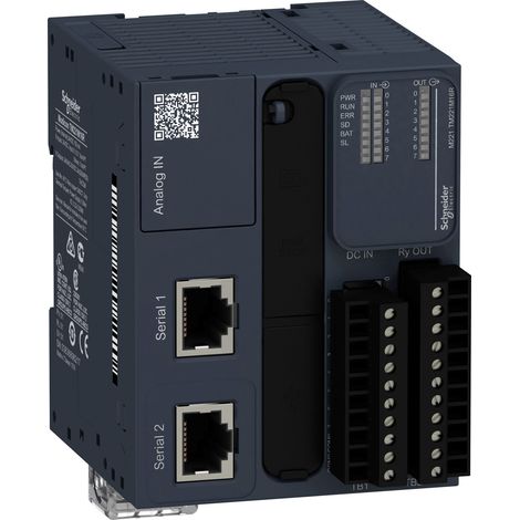 Modicon M221 - Contrôleur PLC - H70xL70xP90 mm - Relais - TM221M16R (1/2)