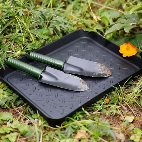 Lot de 3 plateaux lavables pour bottes, chaussures de jardin, plateaux multifonctionnels pour plantes, animaux et outils (1/5)